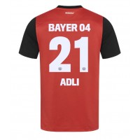 Camisa de Futebol Bayer Leverkusen Amine Adli #21 Equipamento Principal 2024-25 Manga Curta